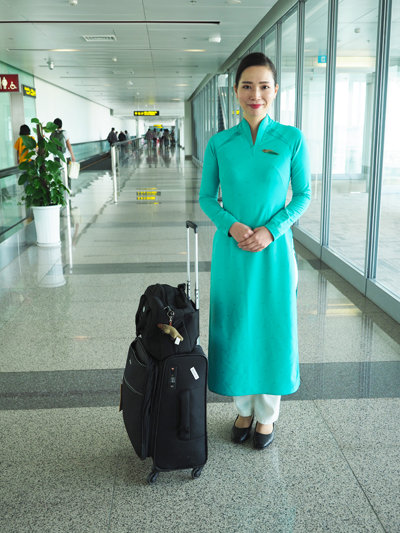 ベトナム航空アテンダントさん04