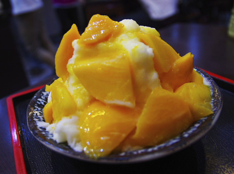 マンゴーかき氷