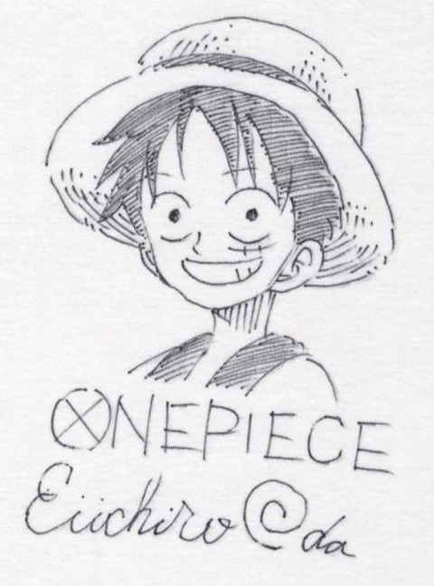 尾田栄一郎 ONEPIECE 尾田っちのお土産 直筆サイン当選通知書 尾田栄一郎 ONEPIECE 尾田っちのお土産 直筆サイン当選通知書