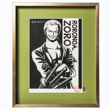 12月発売 200枚限定 ワンピース木版画コレクション 5th ロロノア・ゾロ