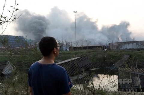 天津爆発22
