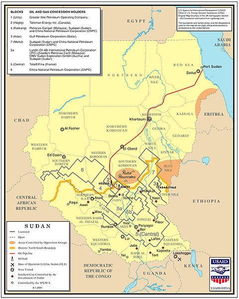 SudanOil&GasConcessionsMap