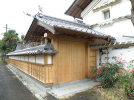 門・塀工事完工