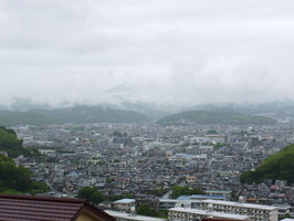 雨上がりの高知市内