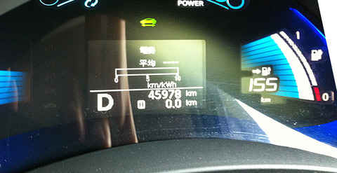 45918km-D155kmメーター改ざん後 あおり補正