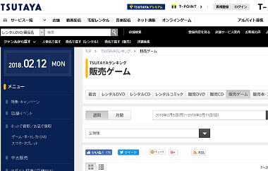 TSUTAYAランキング ゲーム-