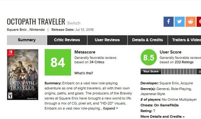 Octopath Traveler
