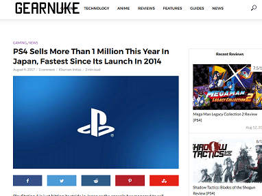 PS4 Sells