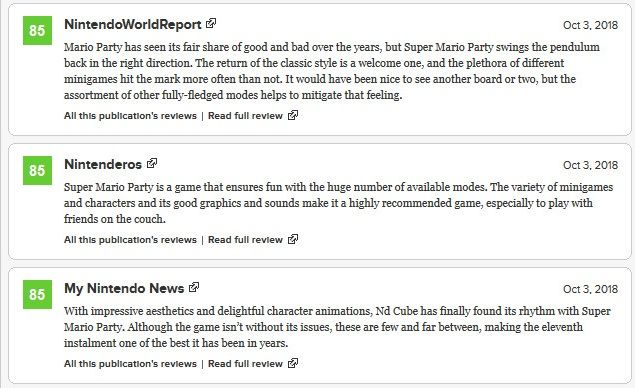 Super Mario Party Critic