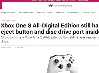 Xbox One S