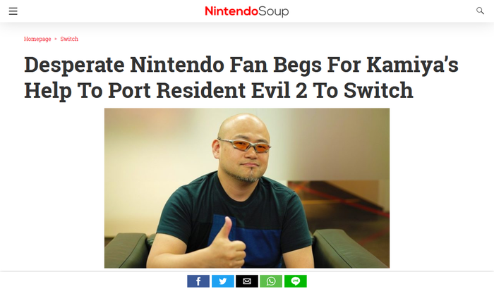 Desperate Nintendo Fan