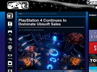 Ubisoft PS4 Sales