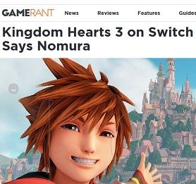 Kingdom Hearts 3 on Switch