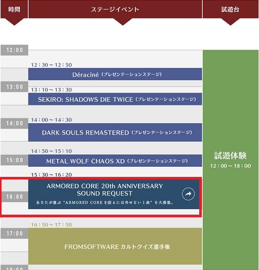FROMSOFTWARE- GAMES EVENT