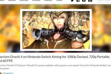 Warriors Orochi 4