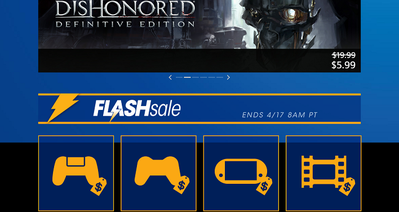 Flash Sale! Official PlayStation®Store US
