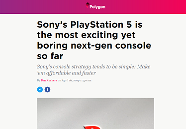 Sony’s PlayStation 5