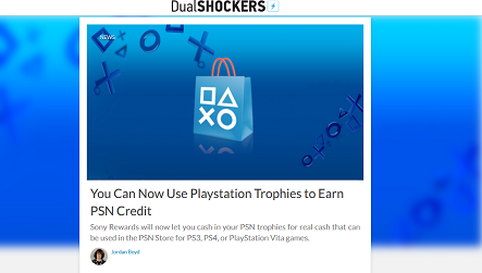You Can Now Use Playstation Trophies to Earn PSN Credit