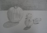 習作1(カボチャとカリン)