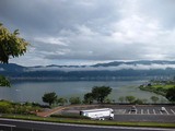 諏訪湖朝