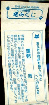 猫みくじ