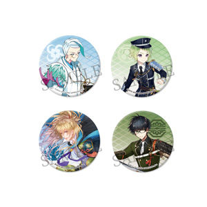 刀剣乱舞 スクエア缶バッジ 小竜景光 極 2点 刀剣乱舞 燭台切