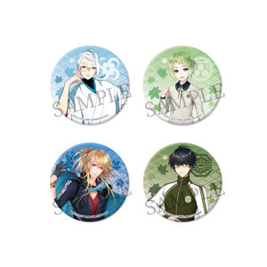 刀剣乱舞 とうらぶ□五周年記念祝画 スクエア缶バッジコレクション 小