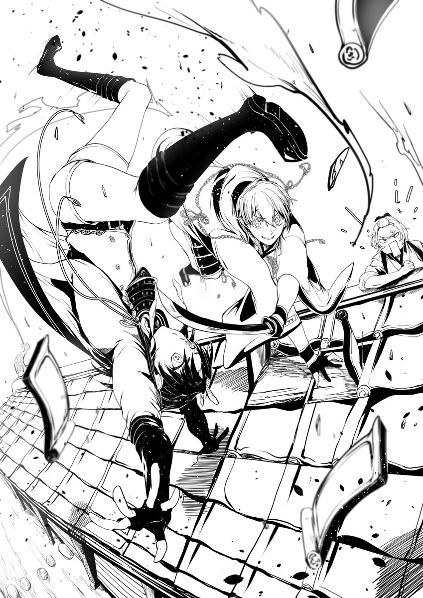 刀剣乱舞 鶴丸さんと手合わせする貞ちゃん とある審神者 とうらぶ速報 刀剣乱舞まとめブログ