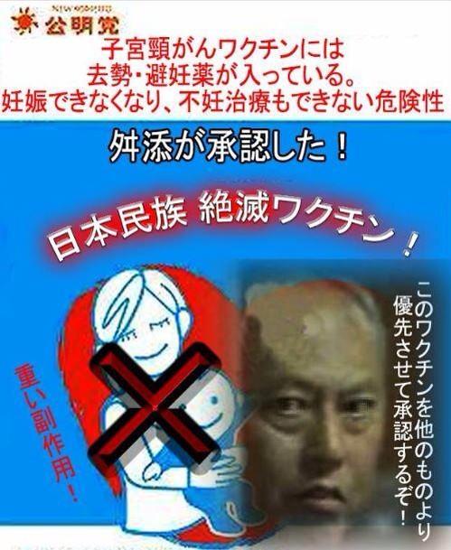 子宮頸がんワクチン 舛添要一