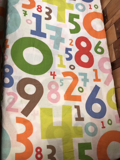 Vintage Various Numeral Flat Sheet