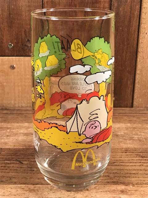 Vintage McDonald's Camp Snoopy Collection Glass (4)