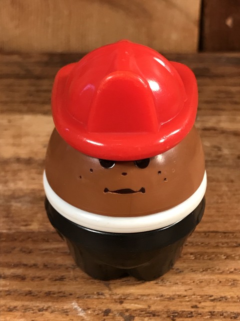 Vintage Little Tikes Toddle Tots “Black Fireman” Figure (1)