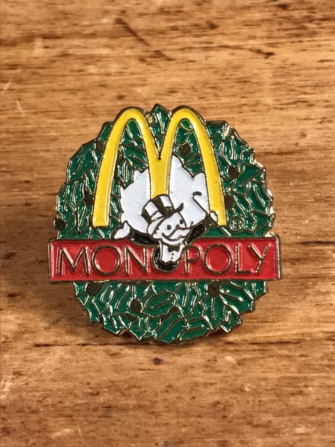 Vintage McDonald's “Monopoly” Metal Pins (1)