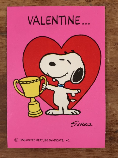 Vintage Hallmark Peanuts Snoopy Valentine Card (2)