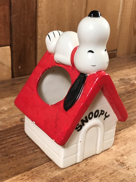 Vintage Peanuts Snoopy Ceramic Container (3)