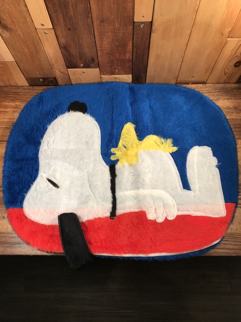 Vintage Peanuts Snoopy & Woodstock Cushion Case Rug (2)