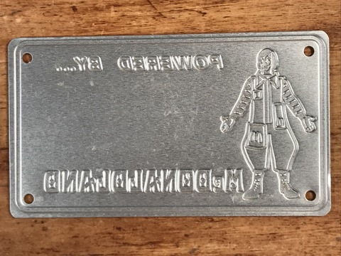 Vintage McDonaldland “Ronald” Metal License Plate (2)