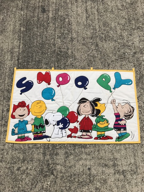 Vintage Peanuts Snoopy “Balloon” Quilting Bedding (1)