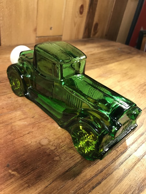 Vintage Avon After Shave Old Car Glass Bottle (26)