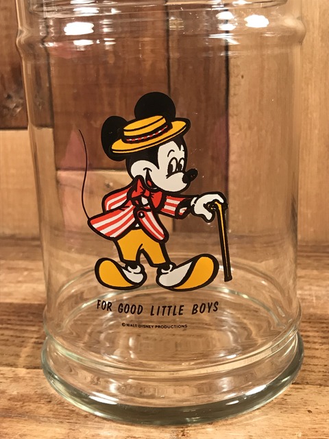 Vintage Disney Mickey Mouse Glass Candy Jar (10)