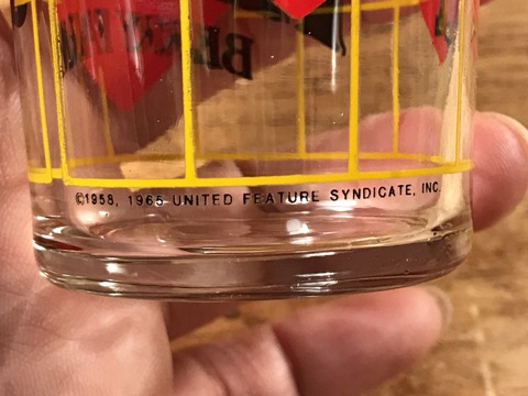 Vintage Peanuts Snoopy “Knott's Berry Farm” Mini Glass (22)