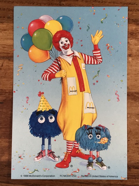 Vintage McDonald's “Ronald & Fry Kids” Postcard (1)
