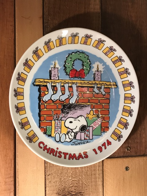 70年代 ビンテージ スヌーピー クリスマスプレート (24)