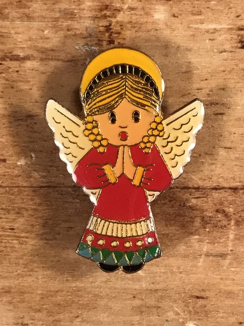 Vintage Angel Enamel Pins (1)