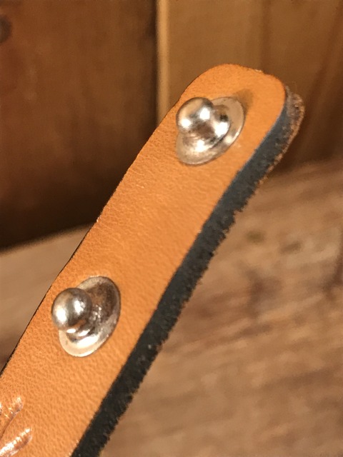 vintage american name leather bracelet (269)