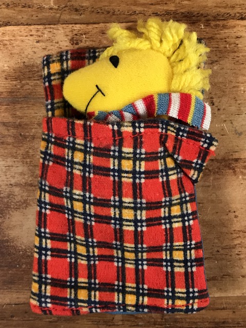 Vintage Peanuts Snoopy Woodstock Mini Plush Doll (1)