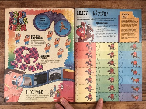 Vintage McDonaldland Fun Times “Making Movies” Magazine (11)