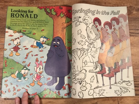 Vintage McDonaldland Fun Times “Duck Tales” Magazine (13)