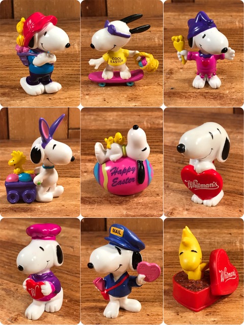 Vintage Peanuts Snoopy & Woodstock PVC Figure