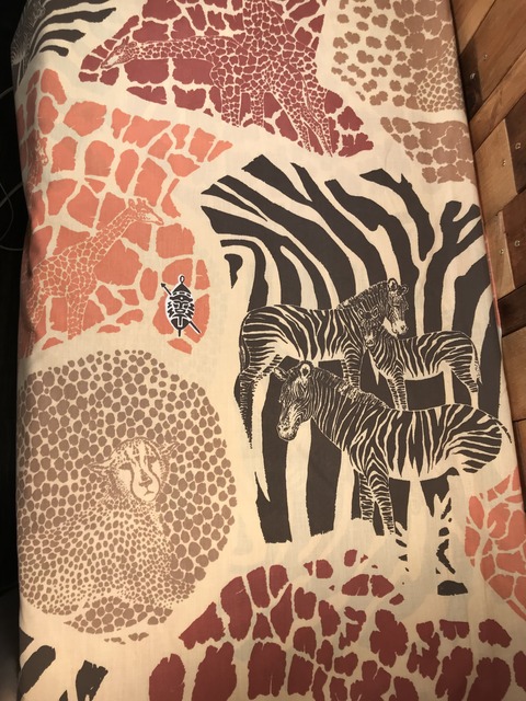 Vintage Camouflage Animal Twin Flat Sheet